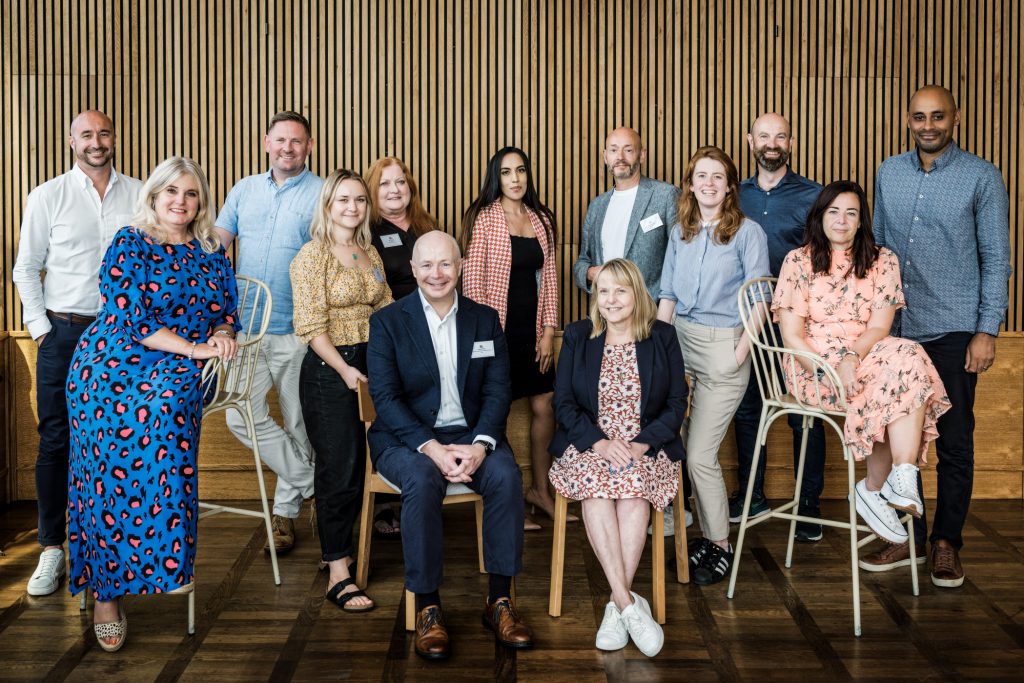 A group shot of award judges